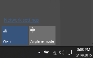 How to switch Wi-Fi ON or OFF in Windows 10