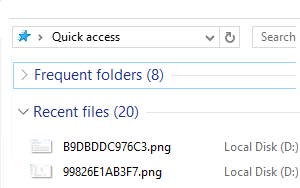 How to clear frequent folders and recent files history from Quick access in Windows 10