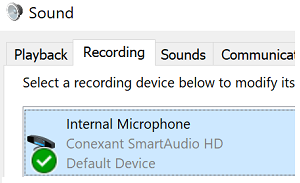 How to enable and set default Microphone in Windows 10